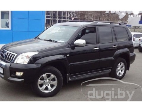 Хром накладки на дверные ручки (нерж.) 4-дверн. для Land Cruiser Prado 120